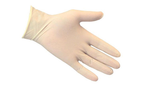 Latex sterile powdered gloves